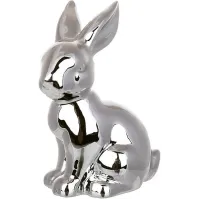 Декоративні фігурки Bona Silver Rabbit 14 см 6 шт Різнокольоровий (261532)
