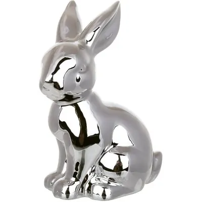 Декоративные фигурки Bona Silver Rabbit 14 см 6 шт Разноцветный (261532)