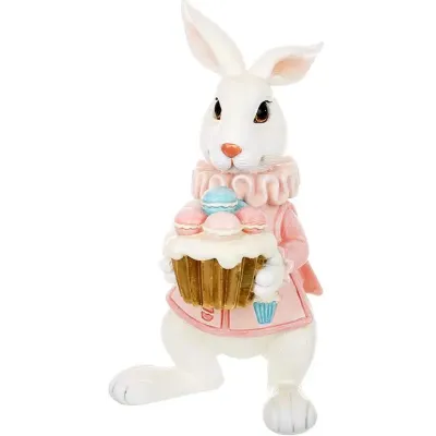 Декоративна фігурка Bona Hare with Macarons 30 см Різнокольоровий (261579)