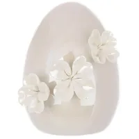 Интерьерная мини фигурка Bona Egg in Flowers 13.5 см Бежевый (261612) Интерьерная мини фигурка Bona Egg in Flowers 13.5 см Бежевый (261612)