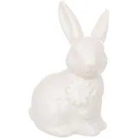 Интерьерная мини фигурка Bona Hare with a flower 10.5 см Белый (261617) Интерьерная мини фигурка Bona Hare with a flower 10.5 см Белый (261617)