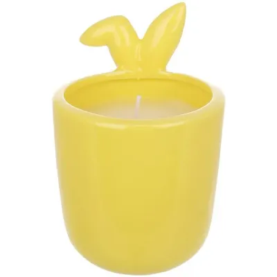 Інтер'єрний свічник Bona With ears diameter 7.5 см Жовтий (DP261643)