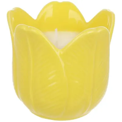 Интерьерный подсвечник Bona Yellow Tulip diameter 9 см (DP261644)