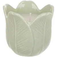 Интерьерный подсвечник Bona Green Tulip diameter 9 см Светло-зеленый (DP261645)