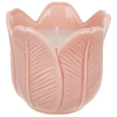 Інтер'єрний свічник Bona Pink Tulip diameter 9 см (DP261647)