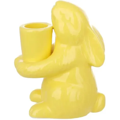 Интерьерный подсвечник Bona Yellow Rabbit 11 см (DP261648)