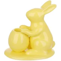 Інтер'єрний свічник Bona Yellow Rabbit 12 см (DP261651)