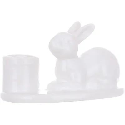 Інтер'єрний свічник Bona White Rabbit 10x6.5x6.5 см (DP261654)