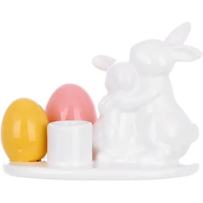 Интерьерный подсвечник Bona Easter family of Rabbits 13x9x10 см Разноцветный (DP261658) Интерьерный подсвечник Bona Easter family of Rabbits 13x9x10 см Разноцветный (DP261658)