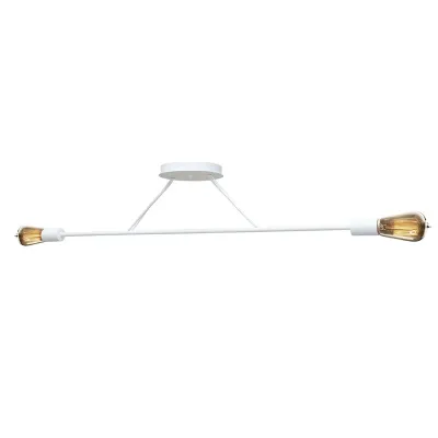 Люстра підвісна MSK Electric Asket на дві лампи Е27 NL 10320-2 WH Білий (619549)
