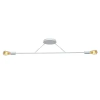 Люстра підвісна MSK Electric Asket на дві лампи Е27 NL 10320-2 WH Білий (619549)