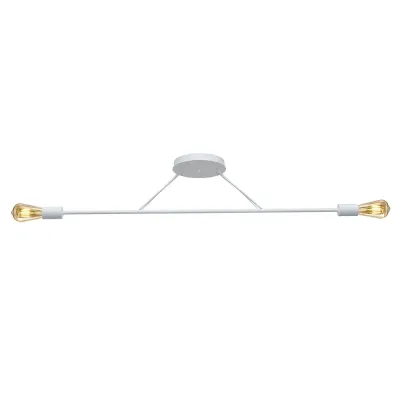 Люстра підвісна MSK Electric Asket на дві лампи Е27 NL 10320-2 WH Білий (619549)