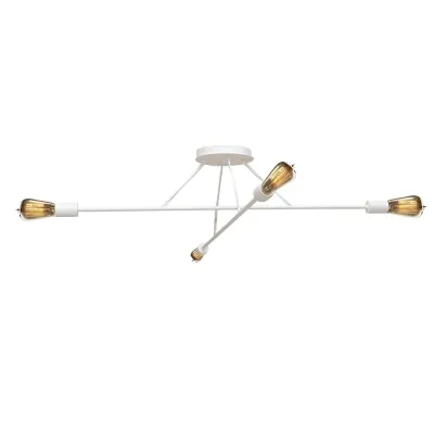 Люстра підвісна MSK Electric Asket під чотири лампи Е27 NL 10320-4 WH Білий (619550)