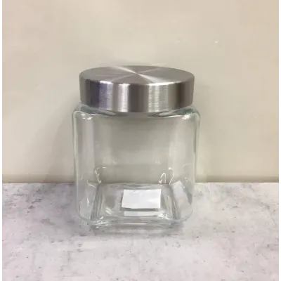 Банка для сыпучих продуктов S&T 7077 1,3 л квадратная (13529)