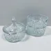 Конфетница с крышкой стеклянная OLens 7302 13x23 см