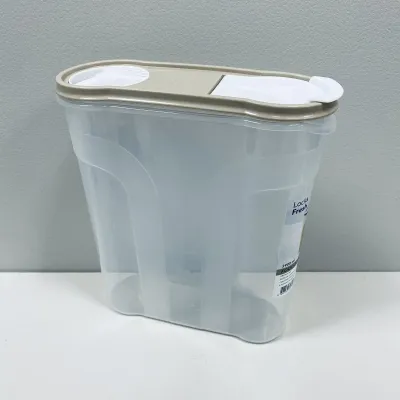 Емкость для сыпучих Dunya Plastik 24,5х19,5х7 см 2,9 л Бело-бежевый 30314 (23258)