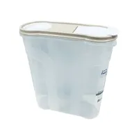 Емкость для сыпучих Dunya Plastik 24,5х19,5х7 см 2,9 л Бело-бежевый 30314 (23258)