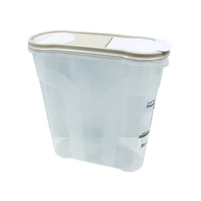 Емкость для сыпучих Dunya Plastik 24,5х19,5х7 см 2,9 л Бело-бежевый 30314 (23258)
