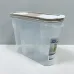 Ємність для сипучих Dunya Plastik 30313 2.15 л 21.5х8.5х18 см Прозоро-бежевий (23259)