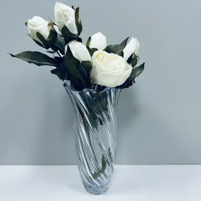 Ваза стеклянная Yujing GlassWare 7607 29,5 см Ваза стеклянная Yujing GlassWare 7607 29,5 см