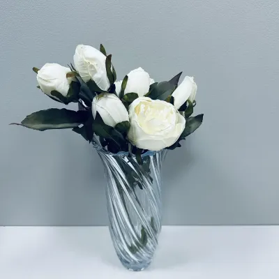 Ваза стеклянная Yujing GlassWare 7607 29,5 см Ваза стеклянная Yujing GlassWare 7607 29,5 см