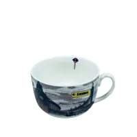 Чашка порцелянова S&T 3189 London 700 мл 12.8x9 см Чашка порцелянова S&T 3189 London 700 мл 12.8x9 см