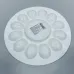 Блюдо керамическое для яиц Stenson MC5086 Enjoy 26 см
