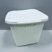 Кошик пластиковий з кришкою Ucsan Plastik М-071 30,5x32x25 см 15 л Білий