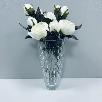 Ваза Uniglass 6257 30 см Прозрачный