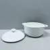 Горщик для запікання з кришкою Wilmax Slatestone WL-661540/A 18см/600мл White