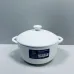 Горщик для запікання з кришкою Wilmax Slatestone WL-661540/A 18см/600мл White