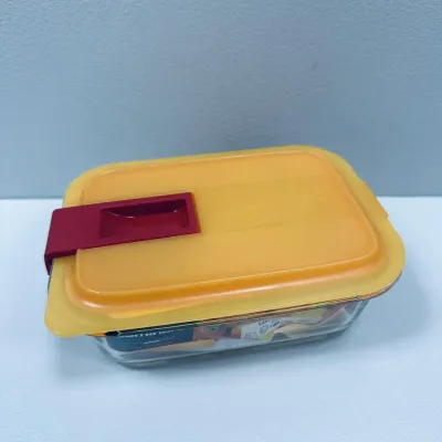 Контейнер скляний Luminarc Easy Box Apricot P7428 820 мл 23361 Контейнер скляний Luminarc Easy Box Apricot P7428 820 мл 23361
