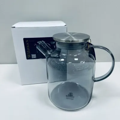 Заварочный чайник Wilmax Thermo 888811002 1600 мл Smoky Grey 23378 Заварочный чайник Wilmax Thermo 888811002 1600 мл Smoky Grey 23378