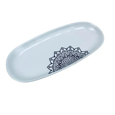 Блюдо керамічне Limited Edition JH8352-2 25,9 х11,9х2 см 23382