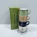Набор чашек на подставке Limited Edititon Morning Coffee B248-E0963 4 шт 340 мл