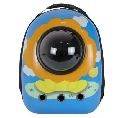 Рюкзак для переноски домашних питомцев CosmoPet CP-87 с иллюминатором 38х28х20 см Разноцветный (3_06103)