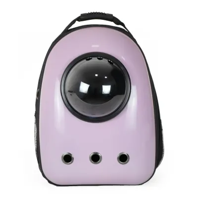 Рюкзак для перенесення домашніх тварин CosmoPet CP-87 з ілюмінатором 38х28х20 см Фіолетовий (3_06106)