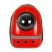 Рюкзак для переноски домашних питомцев CosmoPet CP-87 с иллюминатором 38х28х20 см Черно-красный (3_06110)