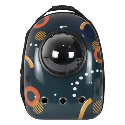 Рюкзак для перенесення домашніх тварин CosmoPet CP-87 з ілюмінатором 38х28х20 см Різнокольоровий (3_06112)