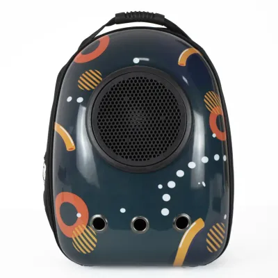 Рюкзак для перенесення домашніх тварин CosmoPet CP-87 з ілюмінатором 38х28х20 см Різнокольоровий (3_06112)