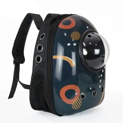 Рюкзак для перенесення домашніх тварин CosmoPet CP-87 з ілюмінатором 38х28х20 см Різнокольоровий (3_06112)