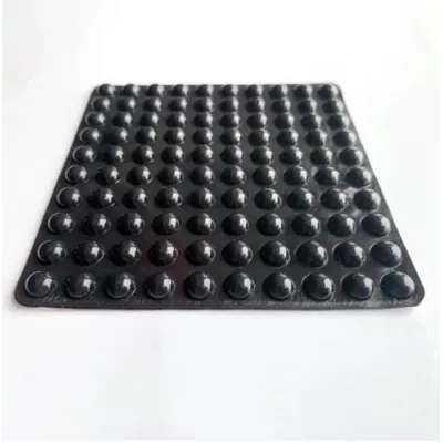 Стоппер отбойник для дверей One Size 0,8х0,3 см Черный 100 шт (H051127)