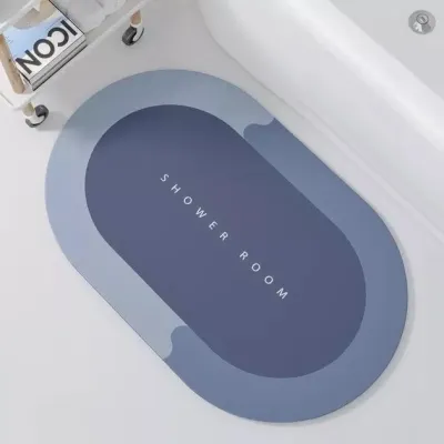 Коврик для ванной поглощающий WayH 79х49 см Grey (H051230)