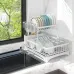 Сушарка для посуду з килимком DRT К5 44х31 см Білий (H051322) Сушарка для посуду з килимком DRT К5 44х31 см Білий (H051322)