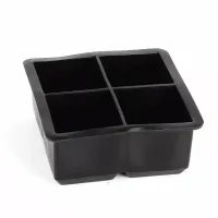 Силіконова форма для льоду VR 11 х 11 х 5 см Чорний (H051348)