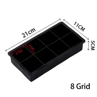 Силіконова форма для льоду VR 21 x 11.5 x 5 см Чорний (H051352)