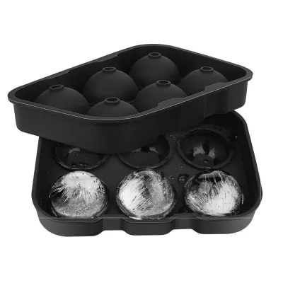 Силіконова форма для льоду VR 18,5 x 12,5 x 4,6 см Чорний (H051355)