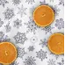 Ранер на стіл COSAS SNOWFLAKES CS1 40х150 см Сіро-білий
