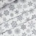 Ранер на стіл COSAS SNOWFLAKES CS1 40х150 см Сіро-білий