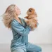 Пижама женская COSAS Velour Harmony M Фисташковый